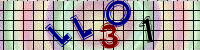 Blue Captcha Image