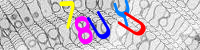 Blue Captcha Image