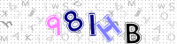 Blue Captcha Image