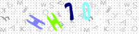 Blue Captcha Image