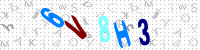Blue Captcha Image