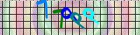 Blue Captcha Image