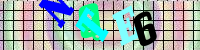 Blue Captcha Image