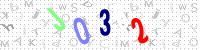 Blue Captcha Image