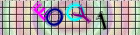 Blue Captcha Image