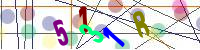 Blue Captcha Image