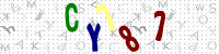 Blue Captcha Image