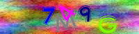 Blue Captcha Image