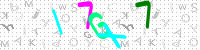Blue Captcha Image