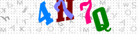 Blue Captcha Image