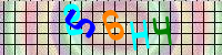 Blue Captcha Image