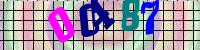 Blue Captcha Image