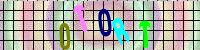 Blue Captcha Image