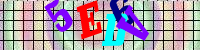 Blue Captcha Image