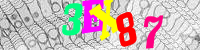Blue Captcha Image