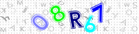Blue Captcha Image
