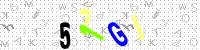 Blue Captcha Image