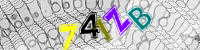 Blue Captcha Image