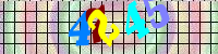 Blue Captcha Image