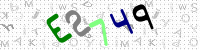 Blue Captcha Image