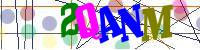 Blue Captcha Image