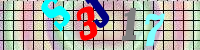 Blue Captcha Image