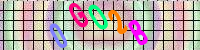 Blue Captcha Image