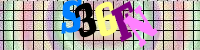 Blue Captcha Image