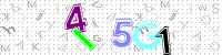 Blue Captcha Image