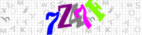 Blue Captcha Image