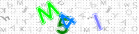 Blue Captcha Image