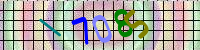 Blue Captcha Image