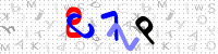 Blue Captcha Image
