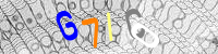 Blue Captcha Image