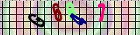 Blue Captcha Image