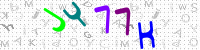 Blue Captcha Image