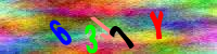 Blue Captcha Image