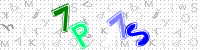 Blue Captcha Image