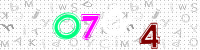 Blue Captcha Image