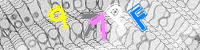 Blue Captcha Image