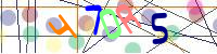 Blue Captcha Image