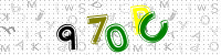 Blue Captcha Image