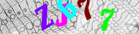 Blue Captcha Image