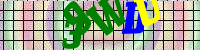Blue Captcha Image