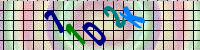 Blue Captcha Image