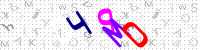 Blue Captcha Image