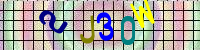 Blue Captcha Image