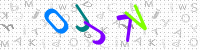 Blue Captcha Image