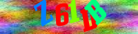 Blue Captcha Image