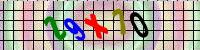 Blue Captcha Image